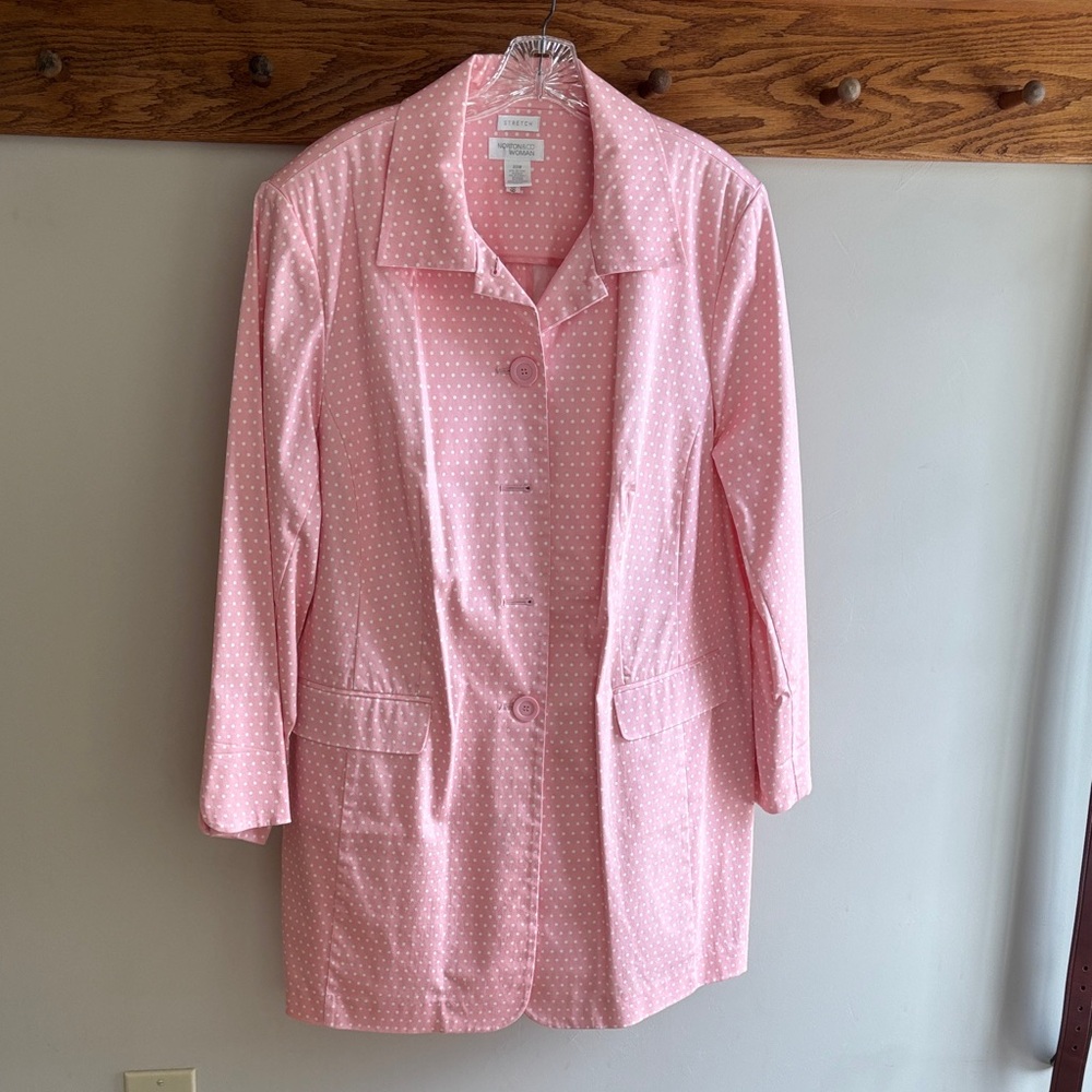 Pink Polka Dot Women's Jacket